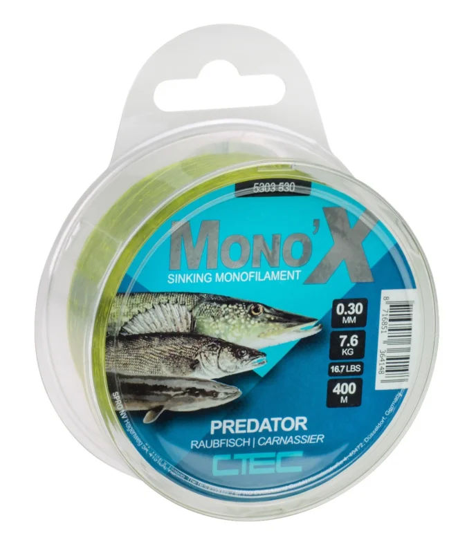 Preisreduziert C-Tec Mono'X Predator 400m Green 0,30mm