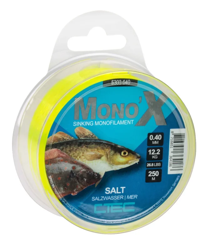 Top-Preis C-Tec Mono'X Salt 250m Yellow 0,50mm