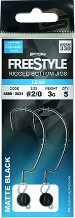 Freestyle Rigged Bottom Jigs Schwarz 7g Versand Am Gleichen Tag