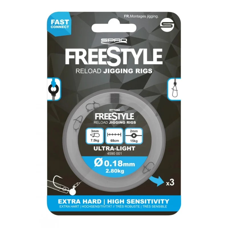Freestyle Reload Jig Rig 0,28mm 68cm Markenprodukt