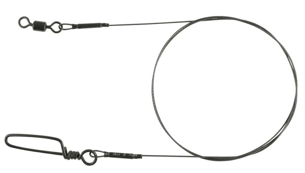 Spro Matt Black Titanium Leader 1x7 Titan 18kg Meistverkauft