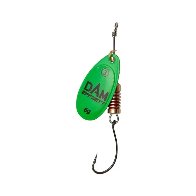 Schnäppchen DAM Effzet Singlehook Spinner #3 Green