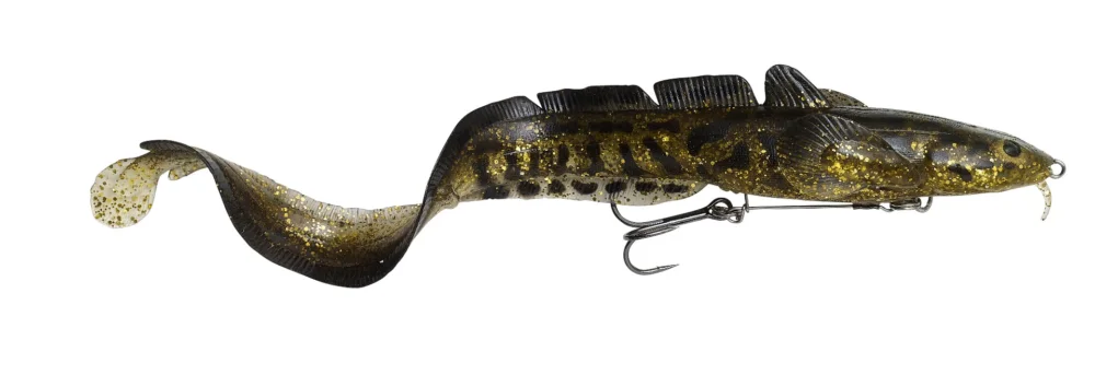 Savage Gear 3D Burbot 25cm Gold Burbot UV Preis Gesenkt