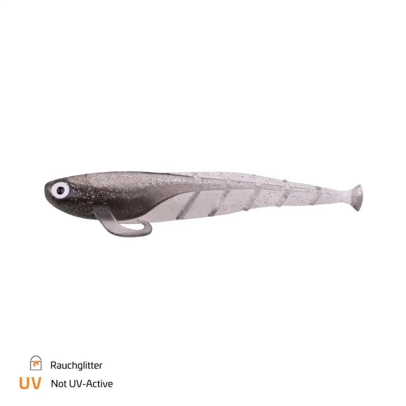 Markenprodukt Zeck Zander Quappie 12cm Rauchglitter