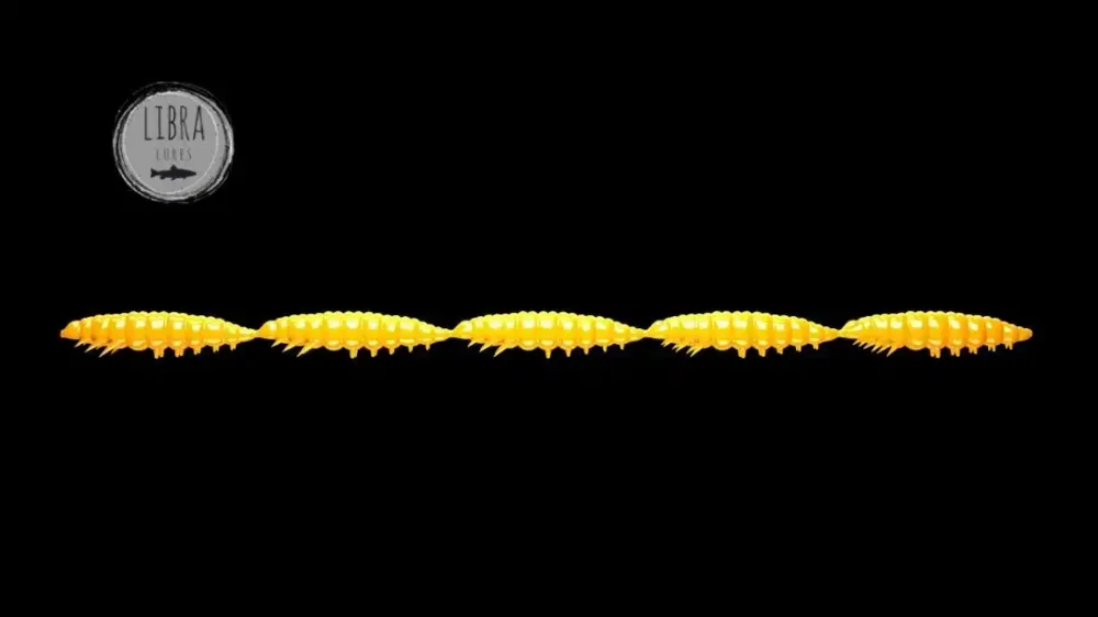 Libra Lures Larva Multi 25 -5x5 Cheese 2,5cm 007 - yellow Neuheit