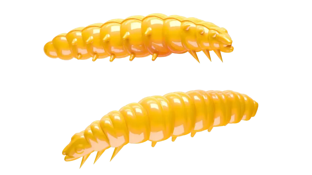 Libra Lures Larva 30 Cheese 3cm 008 - dark yellow Begrenztes Angebot