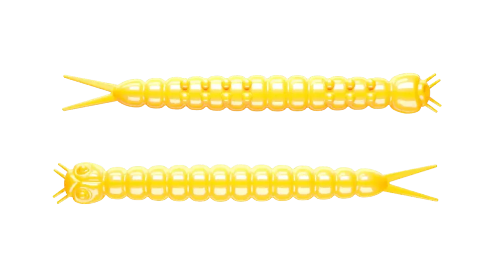 Libra Lures Slight Worm 38 Cheese 3,8cm 007 - yellow Rabatt