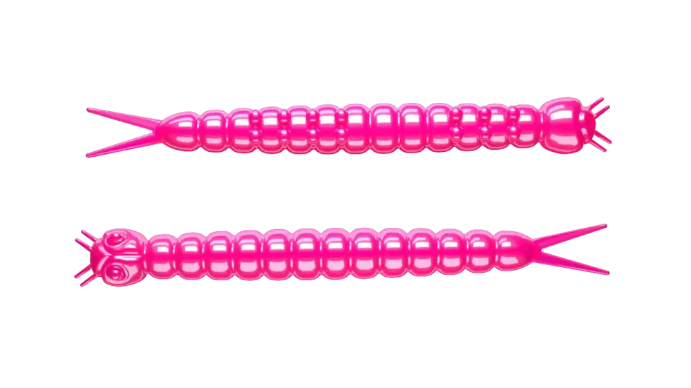 Libra Lures Slight Worm 38 Cheese 3,8cm 019 - hot pink Nur Für Kurze Zeit