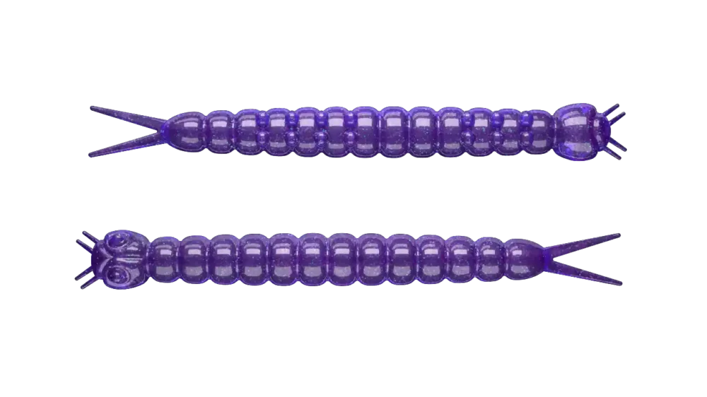Libra Lures Slight Worm 38 Cheese 3,8cm 020 - purple with glitter Bestseller