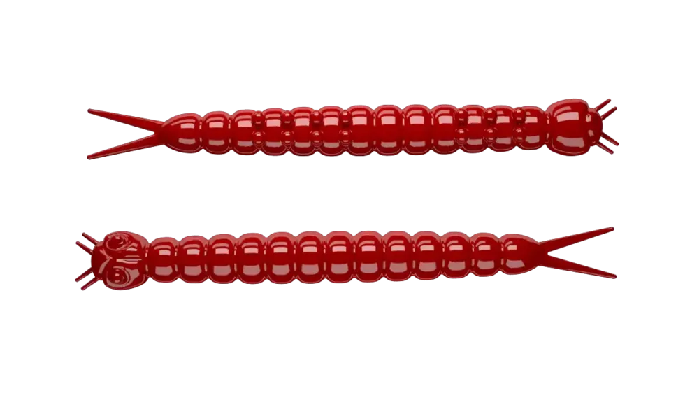 Günstig Libra Lures Slight Worm 38 Cheese 3,8cm 021 - red