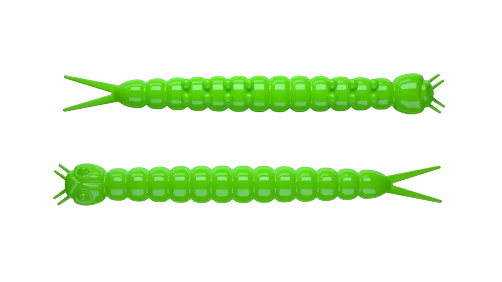 Begrenztes Angebot Libra Lures Slight Worm 38 Cheese 3,8cm 026 - hot green