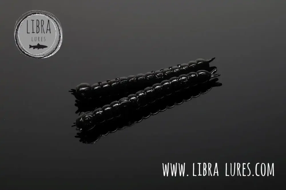 Top-Seller Libra Lures Slight Worm 38 Cheese 3,8cm 040 - black