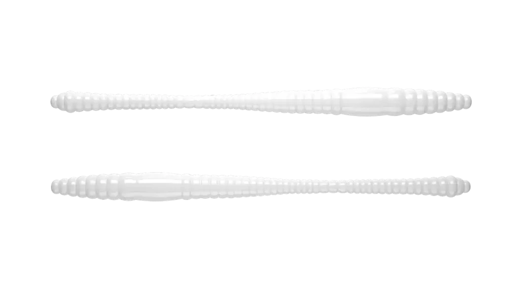 Zertifiziert Libra Lures Dying Worm 70 Cheese 7cm 001 - white