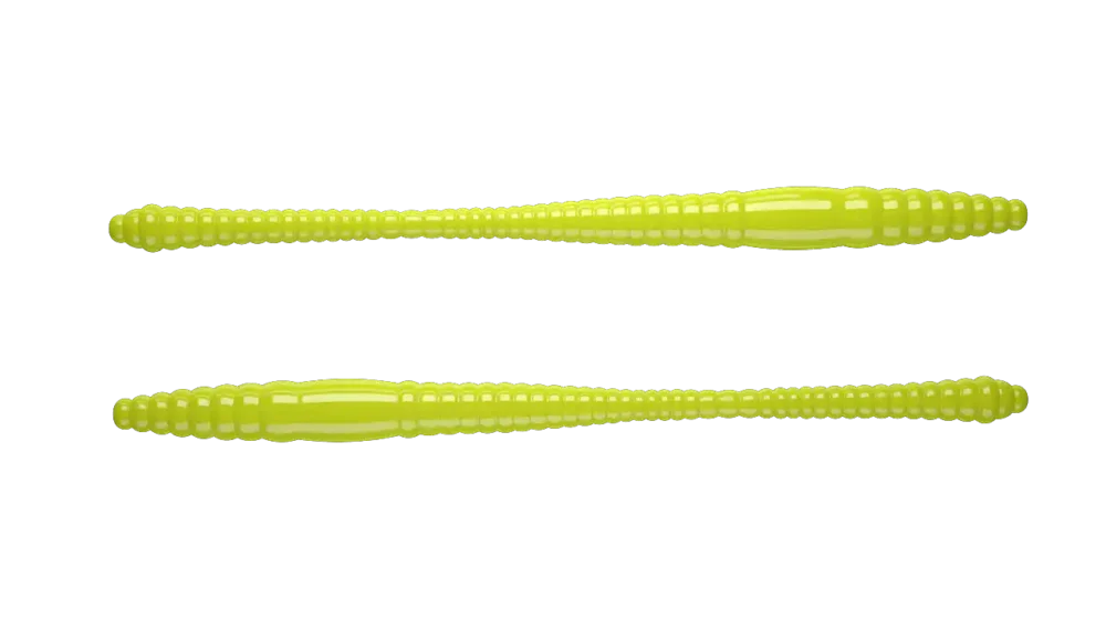 Libra Lures Dying Worm 80Cheese 8cm 006 - hot yellow Preis Gesenkt