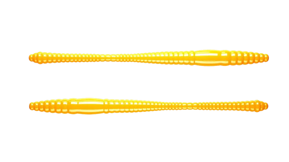 Geprüft Libra Lures Dying Worm 80Cheese 8cm 007 - yellow