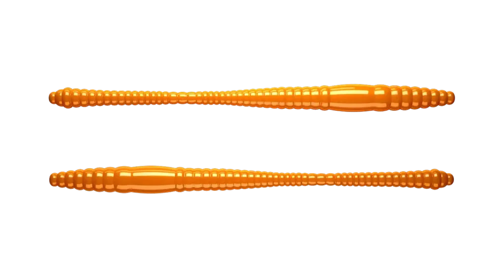 Libra Lures Dying Worm 80Cheese 8cm 011 - hot orange Preisreduziert
