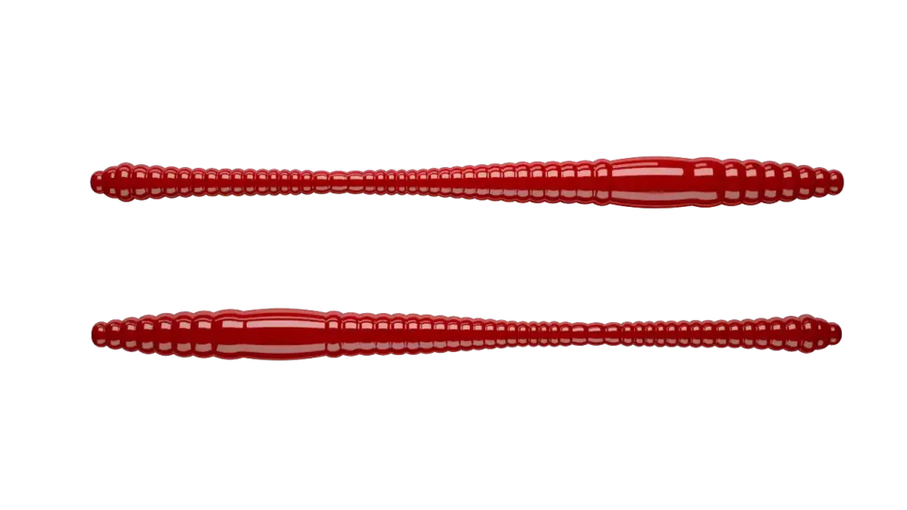 Neu Libra Lures Dying Worm 80Cheese 8cm 021 - red