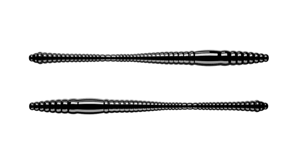 Angebot Libra Lures Dying Worm 80Cheese 8cm 040 - black