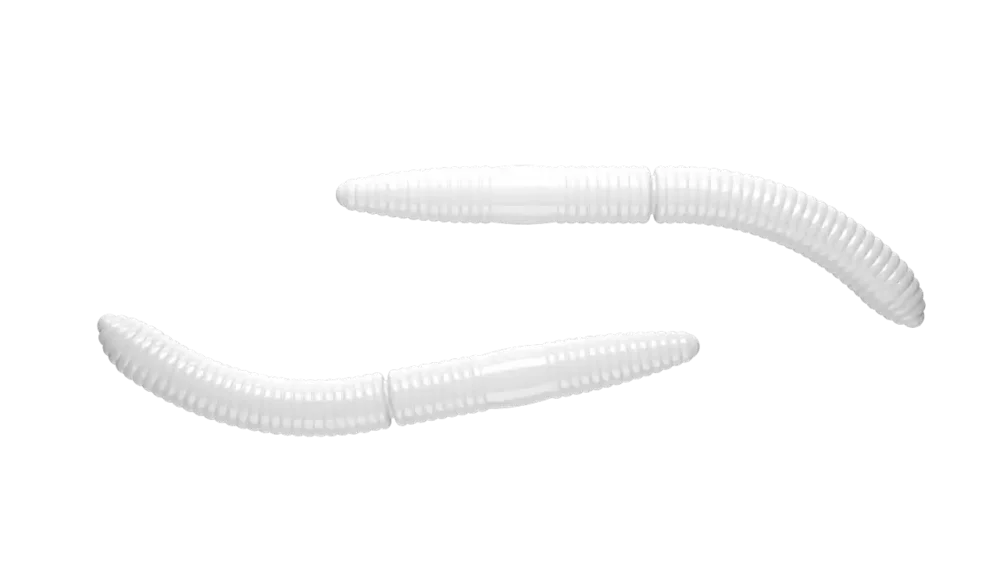 Libra Lures Fatty D'Worm 65 Cheese 6,5cm 001 - white Neue Kollektion