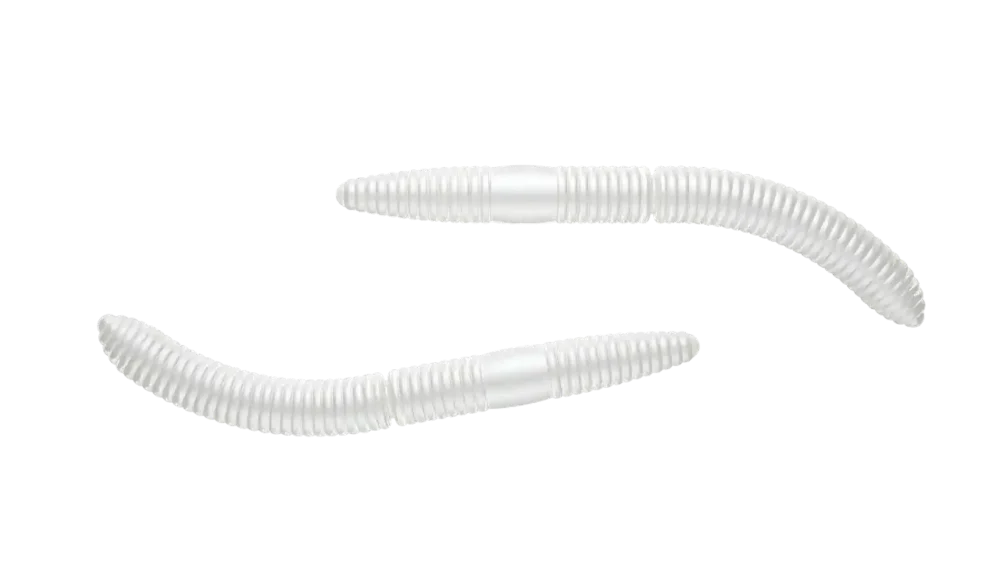 Libra Lures Fatty D'Worm 65 Knoblauch 6,5cm 004 - silver pearl Nur Heute