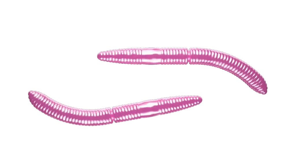 Libra Lures Fatty D'Worm 65 Knoblauch 6,5cm 018 - pink pearl Billig