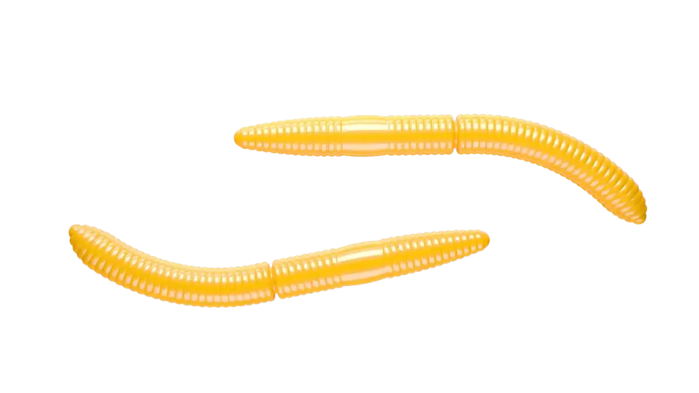 Schnäppchen Libra Lures Fatty D'Worm 75 Cheese 7,5cm 008 - dark yellow