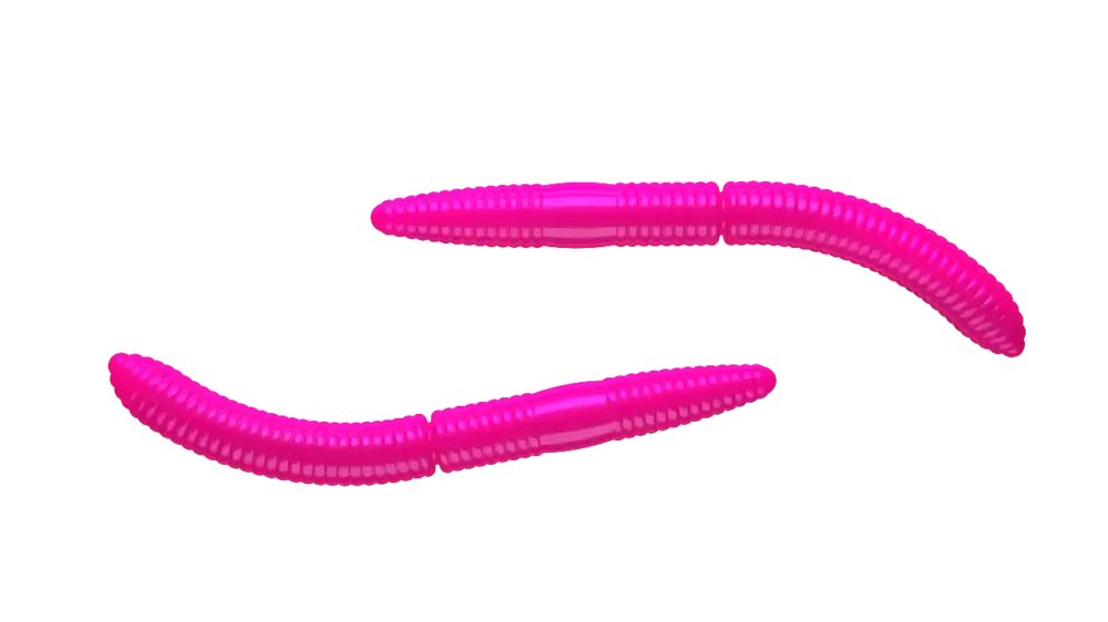 Libra Lures Fatty D'Worm 75 Cheese 7,5cm 019 - hot pink Markenware