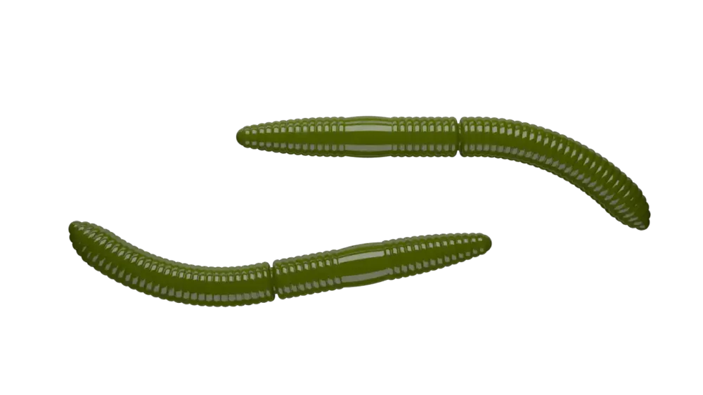 Markenprodukt Libra Lures Fatty D'Worm 75 Cheese 7,5cm 031 - olive