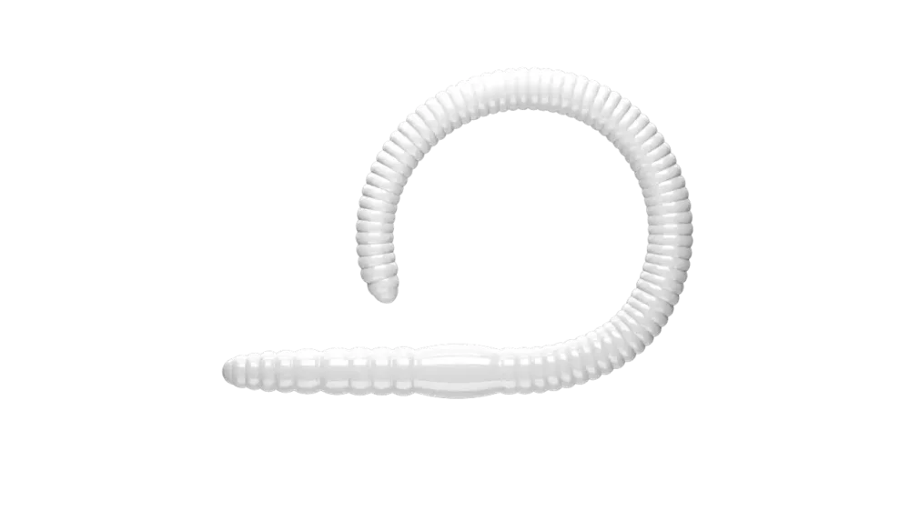 Angebot Libra Lures Flex Worm 95 Cheese 9,5cm 001 - white