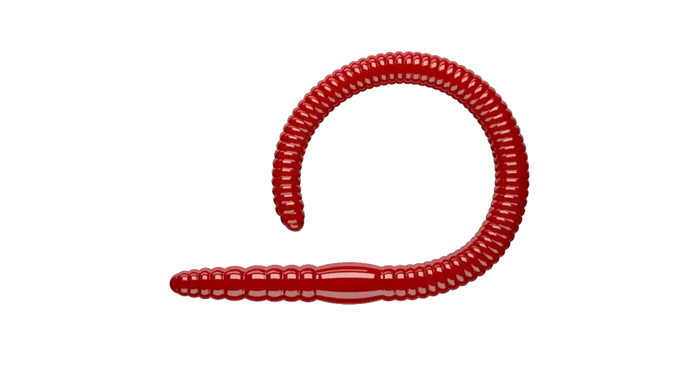 Libra Lures Flex Worm 95 Cheese 9,5cm 021 - red Beliebt