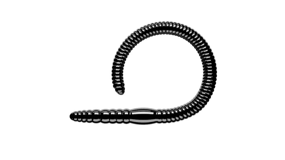 Preisknaller Libra Lures Flex Worm 95 Cheese 9,5cm 040 - black