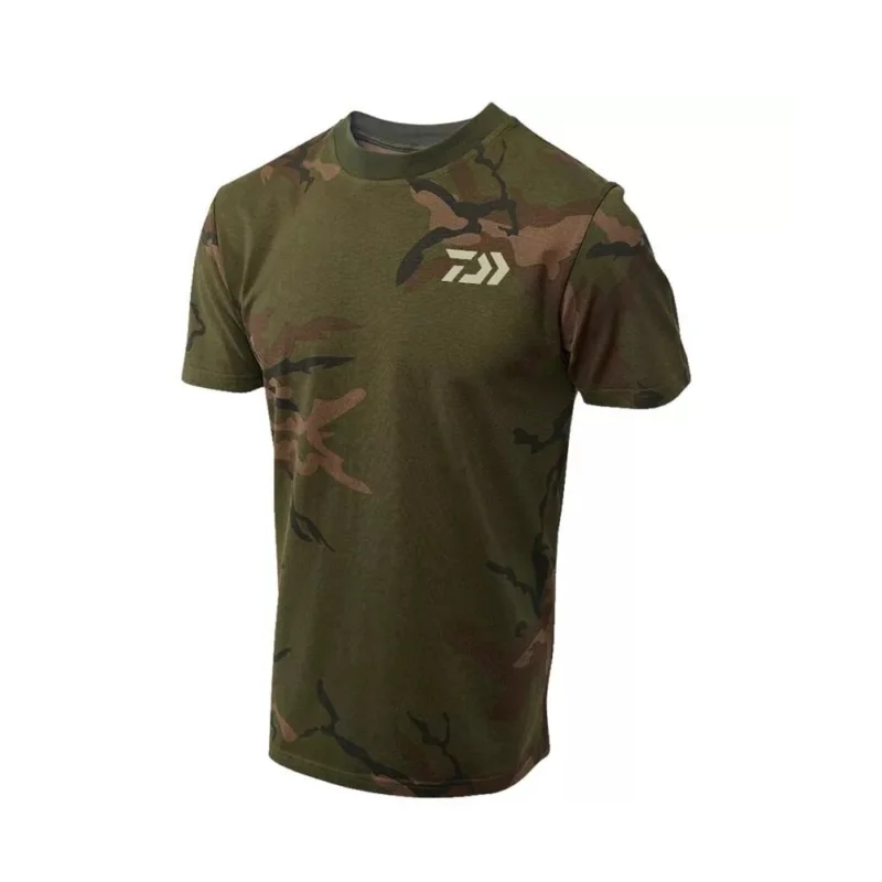 Nur Für Kurze Zeit Daiwa Carp Camo T-Shirt Gr. XXL Angelshirt Anglershirt T-Shirt für Angler