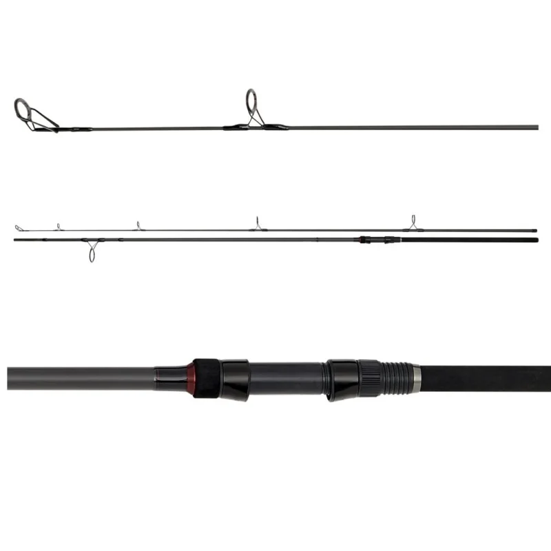 Ausverkauf Daiwa Black Widow XT Carp 3,60m 3,00lbs 3-teilige Karpfenrute Karpfenangel