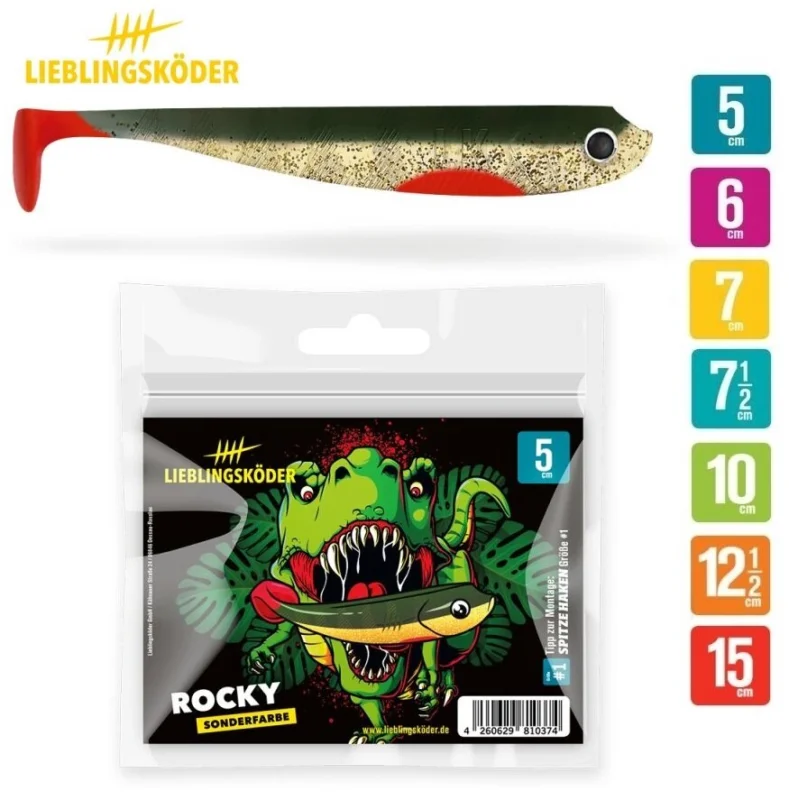 Lieblingsköder Rocky Gummifische 5cm - 15cm Gummiköder Top-Angebot