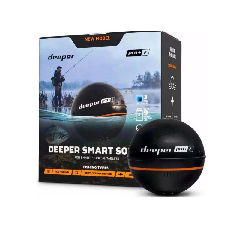 Deeper Sonar PRO+ 2 2.0 GPS Wifi Echolot Wurfecholot für Rute Markenprodukt