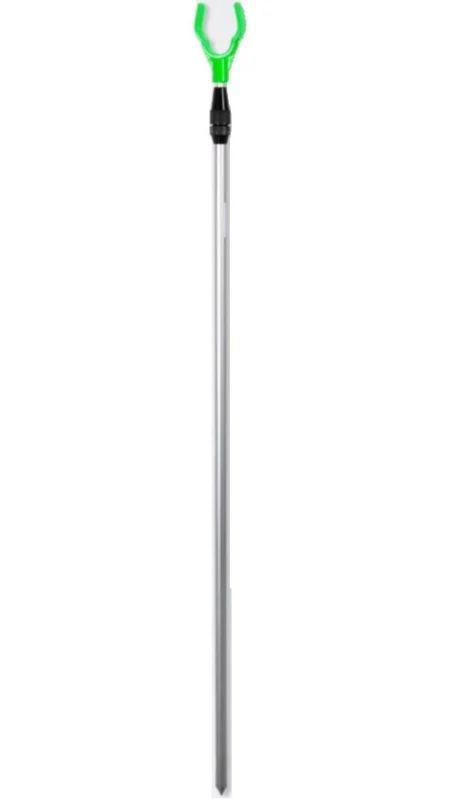 Sänger Alu-Teleskop U-Rutenhalter 72-135cm Rutenständer Erdspieß teleskopierbar Kracherpreis