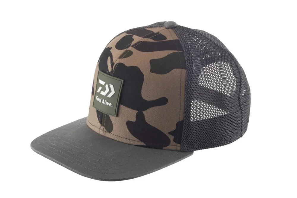 Top-Preis Daiwa D-Vec Cap Wild-Camo/Grey Kappe Mütze