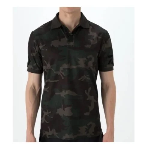 Daiwa DE-7906 Green Camo X Black Gr. XXL Polo Shirt Angelshirt Polohemd Hemd Günstig