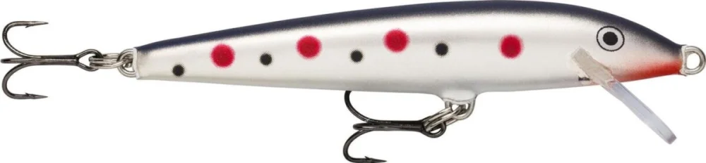 Direktkauf Rapala Floating Wobbler 13cm Spotted Silver Blue