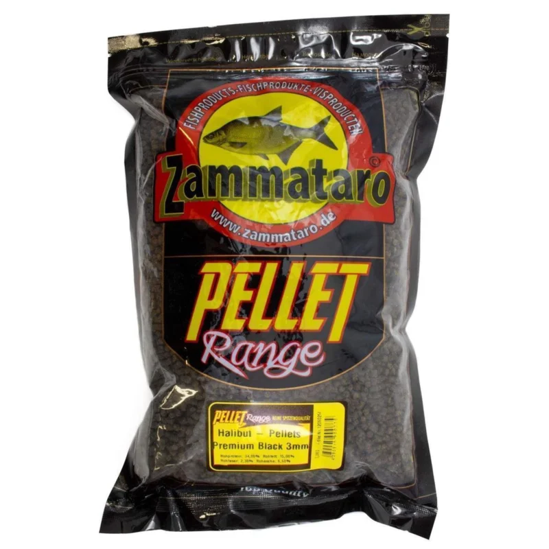 Letzte Chance Zammataro Halibut Premium Pellets 4,5mm 800g Fischmehlpellets Feederpellets