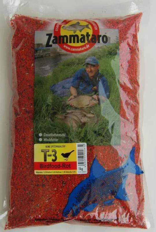 Zammataro Grundfutter T-3 Birdfood Rot 1Kg Futtermittel Futterzusatz Solange Der Vorrat Reicht