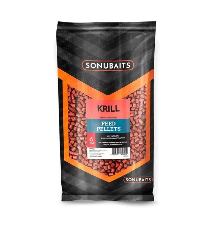 Sonubaits Pellets Krill 6mm 900g Feed Pellets Karpfenpellets Angebot