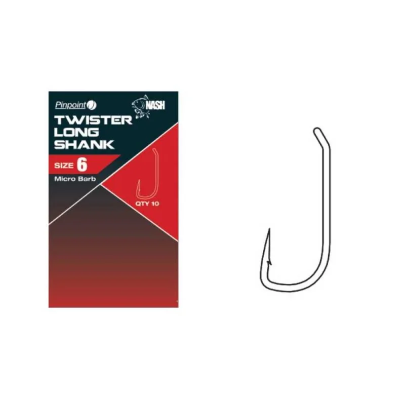 Jetzt Bestellen Nash Twister Long Shank Size 8