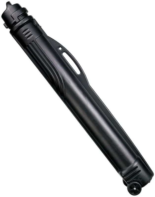 Ausverkauf Plano 650800 XL Rod Case Rutentransportrohr mit Rädern Black bis 284,5cm