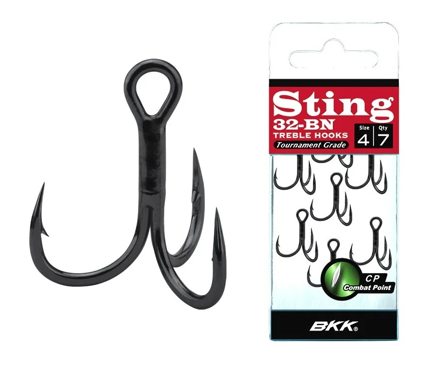 Schnäppchen BKK Sting-32 BN Drillinge #4 - 7 Stück Drillingshaken