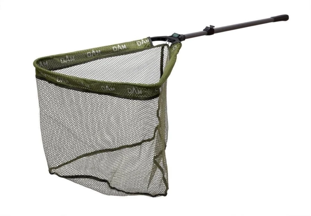 DAM Crosspower Landingnet 220cm 2-teilig 50X50X40cm Gummiert Kescher Angelkescher Expressversand