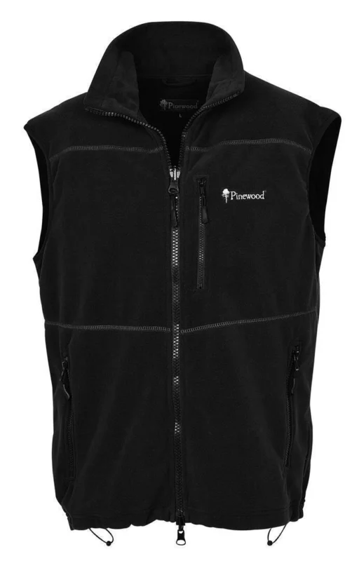 Preisknaller Pinewood Utah Fleeceweste Zip-In Gr. S schwarz