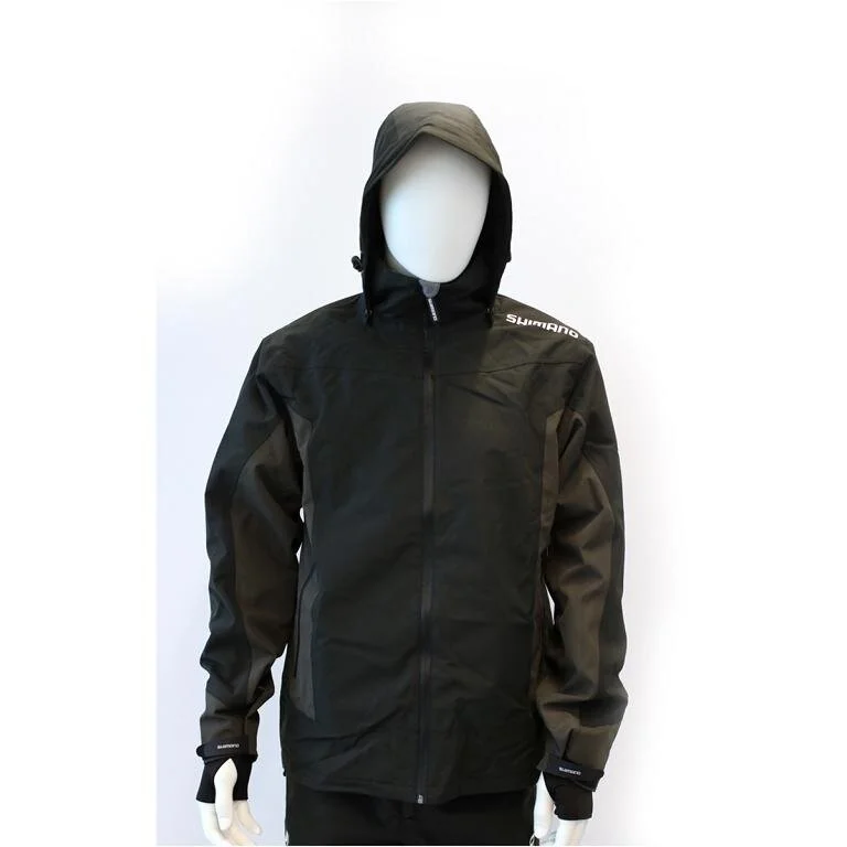 Markenprodukt Shimano Jacket Jacke Gr. S Black Angeljacke Anglerjacke Regenjacke