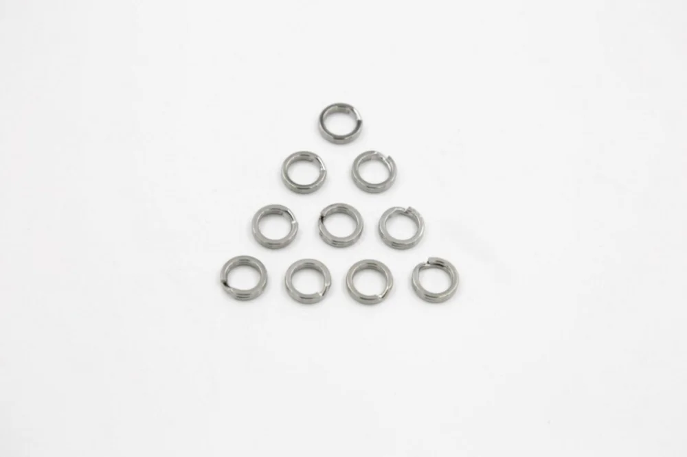 James Cook Power Split Ring Gr. 2 8mm 39kg Sprengringe Edelstahl Splitringe Direktkauf