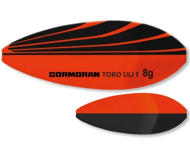 Cormoran Innerline Trout Spoon Toro ULi 1 - 4.0 red / black Forellenblinker Neuheit